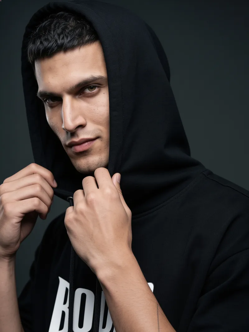 BODIC Black Panther Graphic Oversized Hoodie – 420 GSM Heavyweight